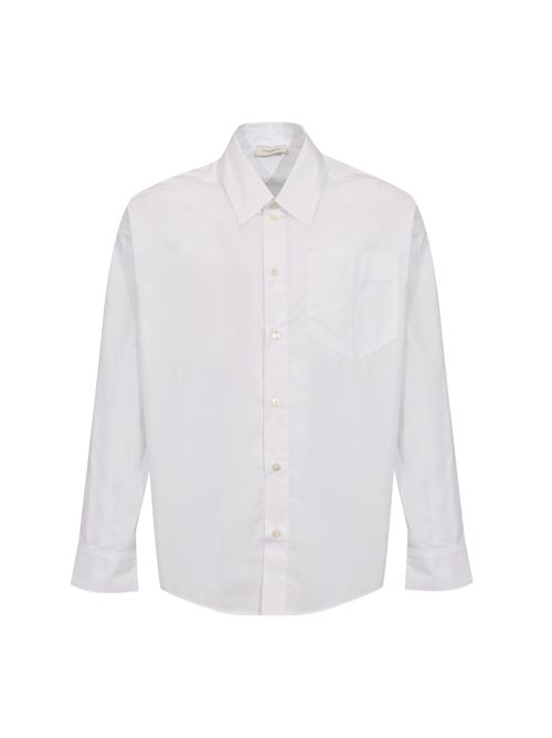 Camicia over in cotone Bianco Paolo Pecora | G081 01871101